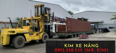 Cho thuê xe nâng và dịch vụ đóng rút hàng lên Container tại Thành Phố Mới, Bình Dương