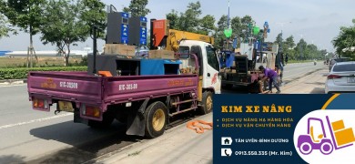 Dịch vụ cẩu nâng hạ máy móc tại thành phố Thuận An, Bình Dương