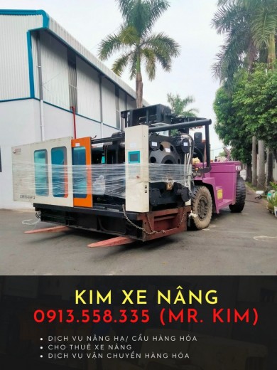 Thuê xe nâng rút hàng container tại KCN Amata, Đồng Nai